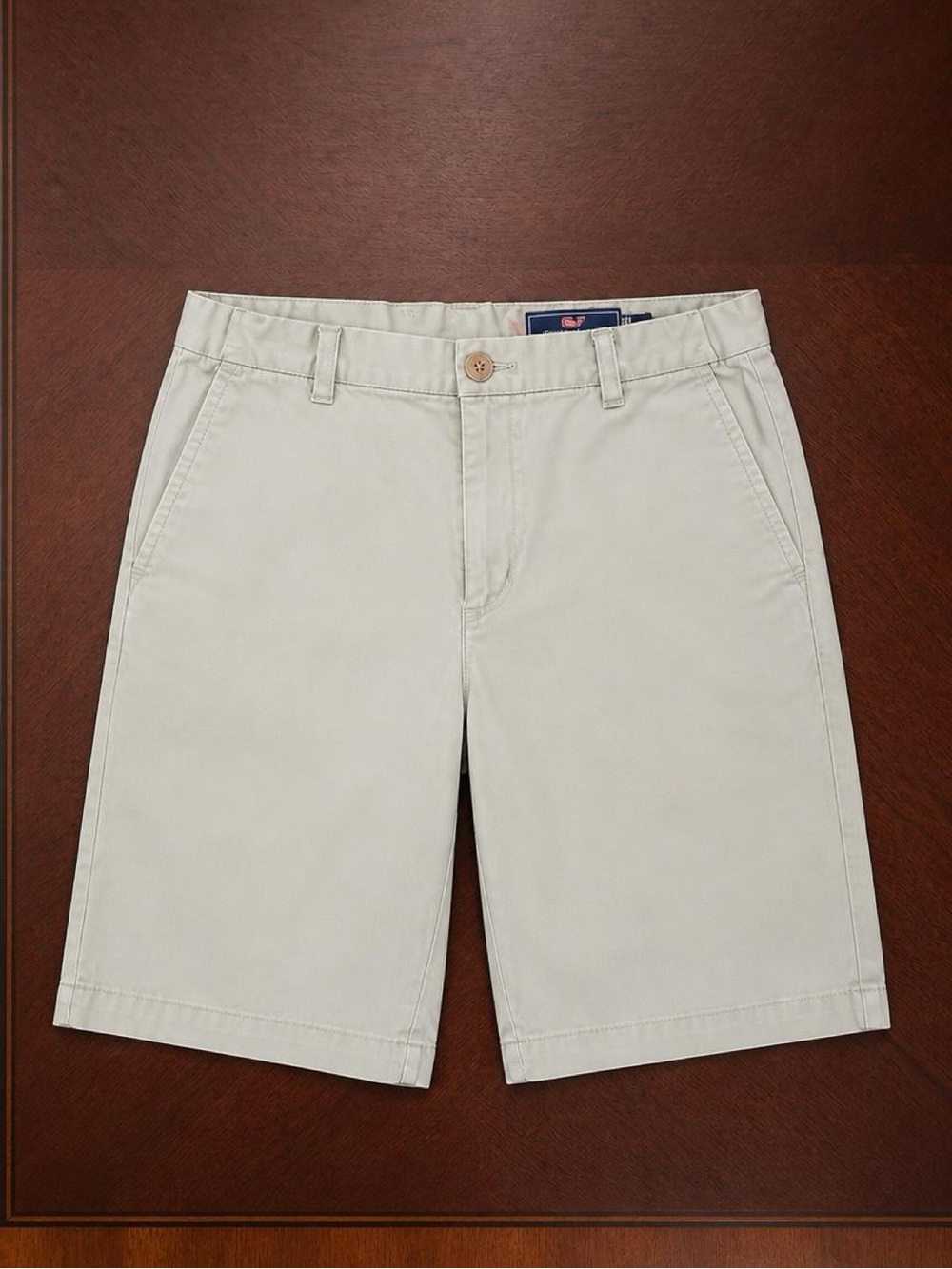 Vineyard Vines Boys Khaki Chino Shorts Size 14 Sage Green Flat Front Preppy